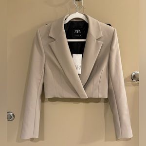 ZARA cropped blazer